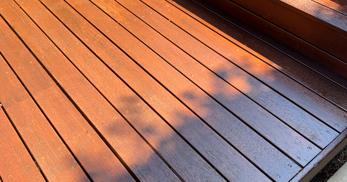 Re-Coat Your Deck in 3 Easy Steps